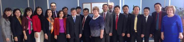 Фото встречи с кооперативным Банком Вьетнама